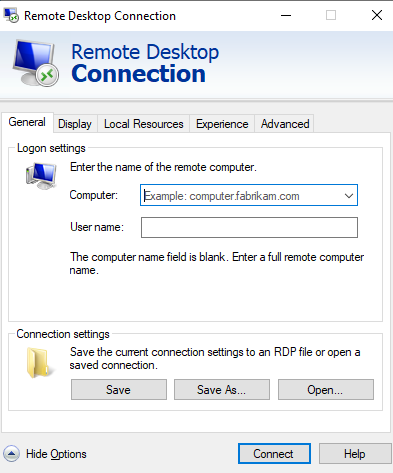 Phần mềm điều khiển máy tính từ xa Windown Remote Desktop