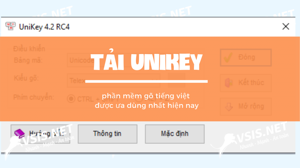 Tải Unikey phần mềm gõ tiếng việt có dấu