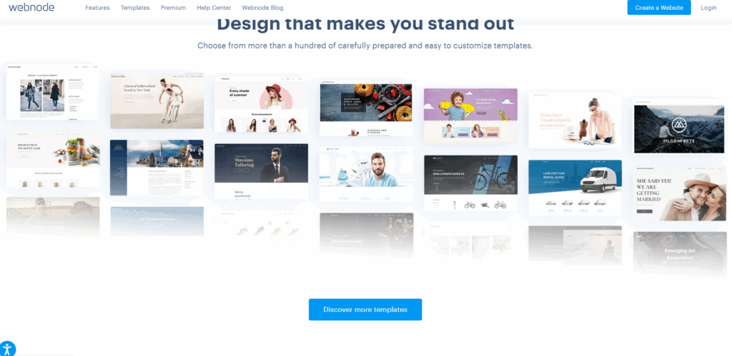 Tạo website miễn phí WebNode
