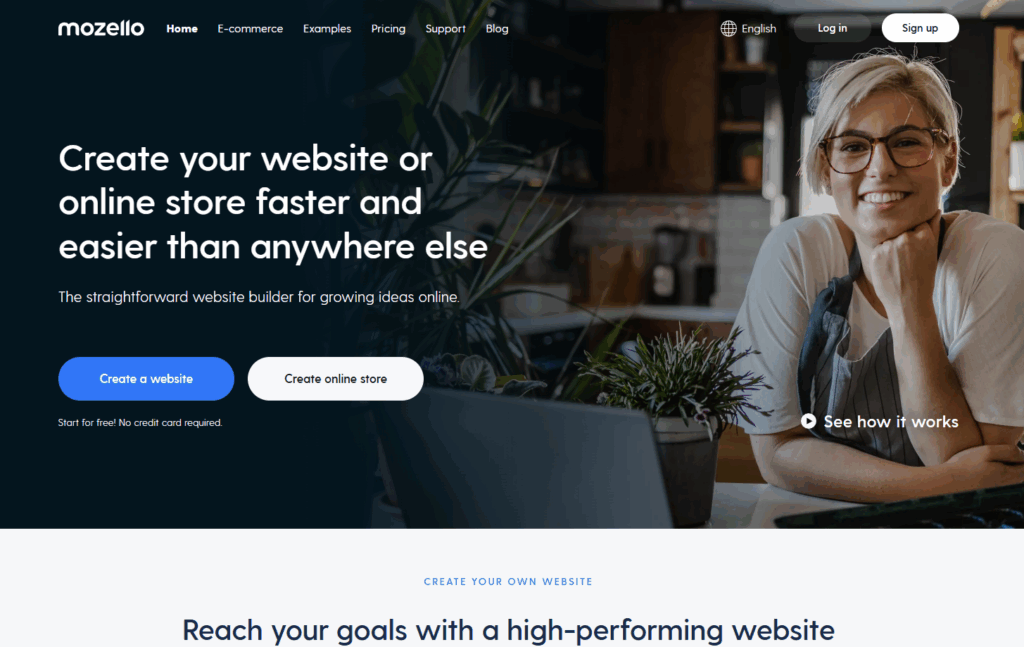 Tạo website với Mozello hoàn toàn miễn phí