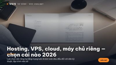 Hosting, VPS, cloud, máy chủ riêng — chọn cái nào 2026
