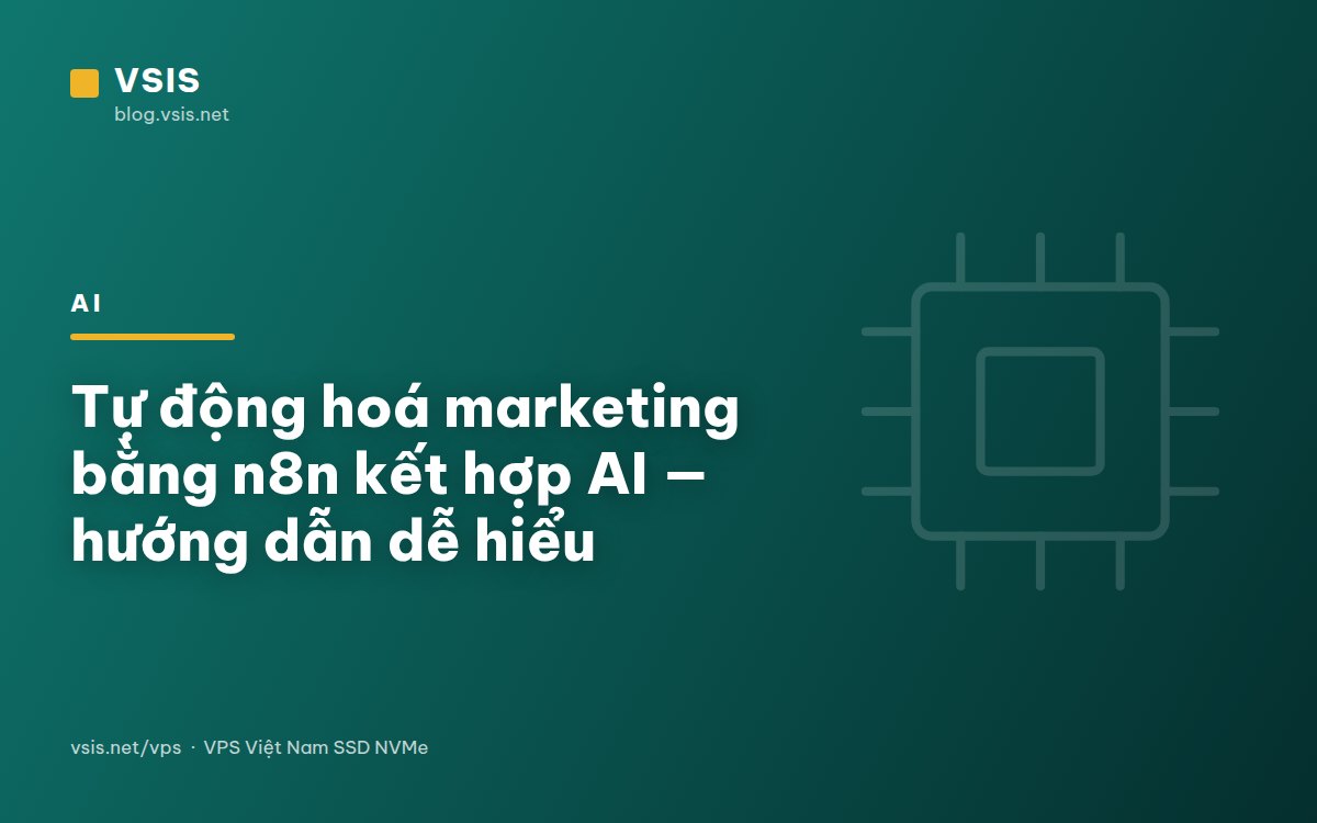 Tự động hoá marketing bằng n8n kết hợp AI - hướng dẫn dễ hiểu